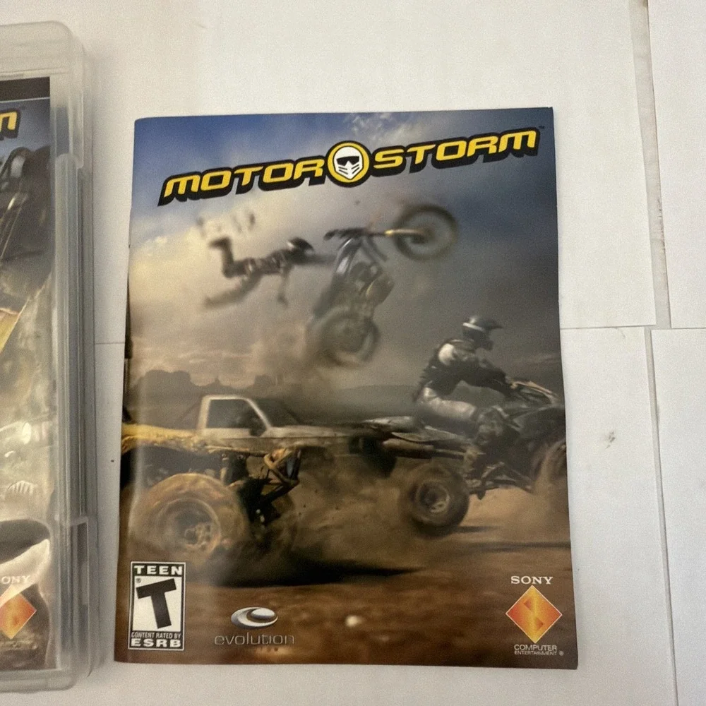 MotorStorm (Sony PlayStation 3, PS3) Complete w/ Manual Not For Resale Edition